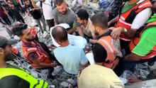 Co najmniej 12 ofiar śmiertelnych, dziesiątki zaginionych po zawaleniu budynku w Gazie