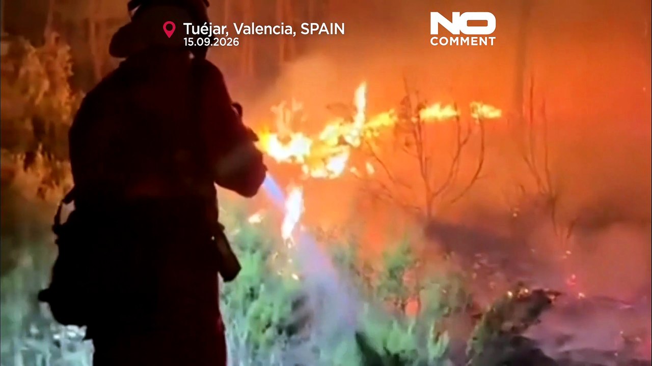 Großbrand in region valencia: feuer zerstört 690 hektar nach spaniens heißestem sommer