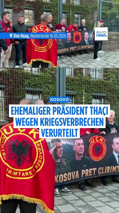 Kosovos ex-präsident thaçi wegen kriegsverbrechen in den haag verurteilt
