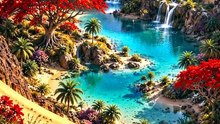 The Hidden Desert Oasis | A Cinematic Journey Into Paradise