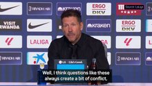 Simeone feels 'caught out' after Ceuta questioning