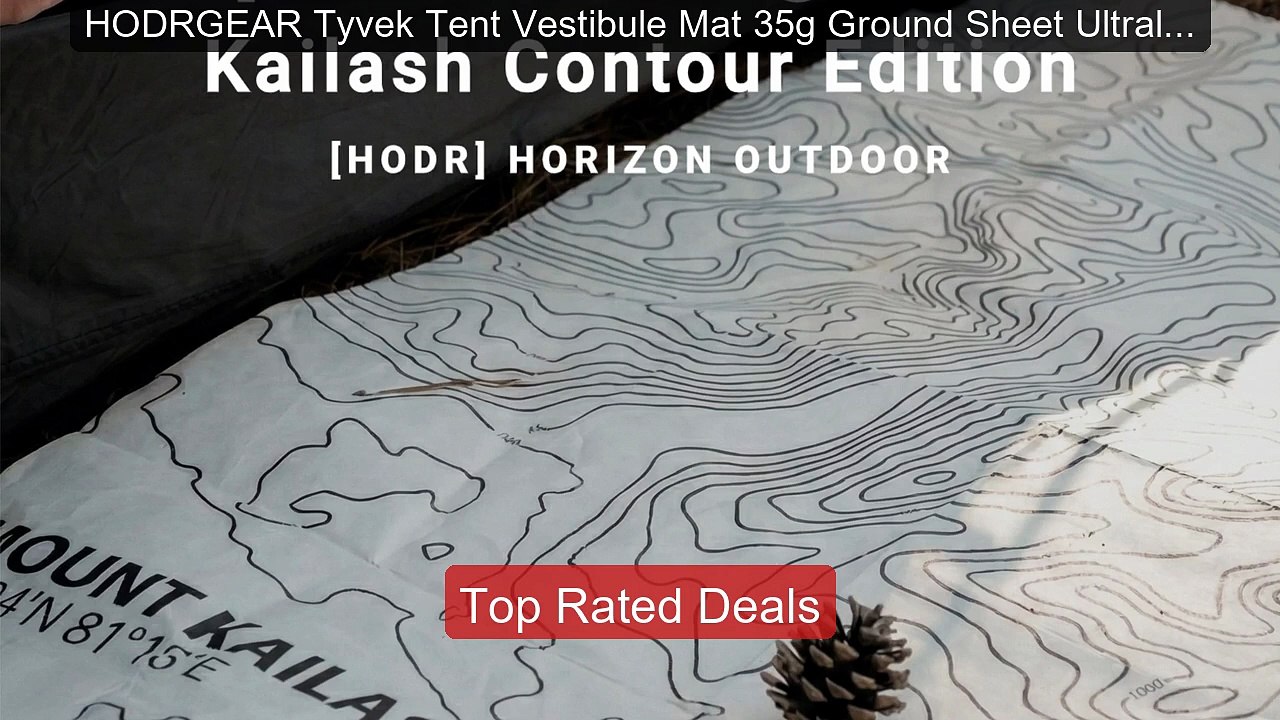 HODRGEAR Tyvek Tent Vestibule Mat 35g Ground Sheet Ultralig... -- Top Pick 2026 | Unbeatable Price!