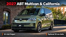 ABT Volkswagen Multivan und California: Sportlicher Style ab Herbst 2026