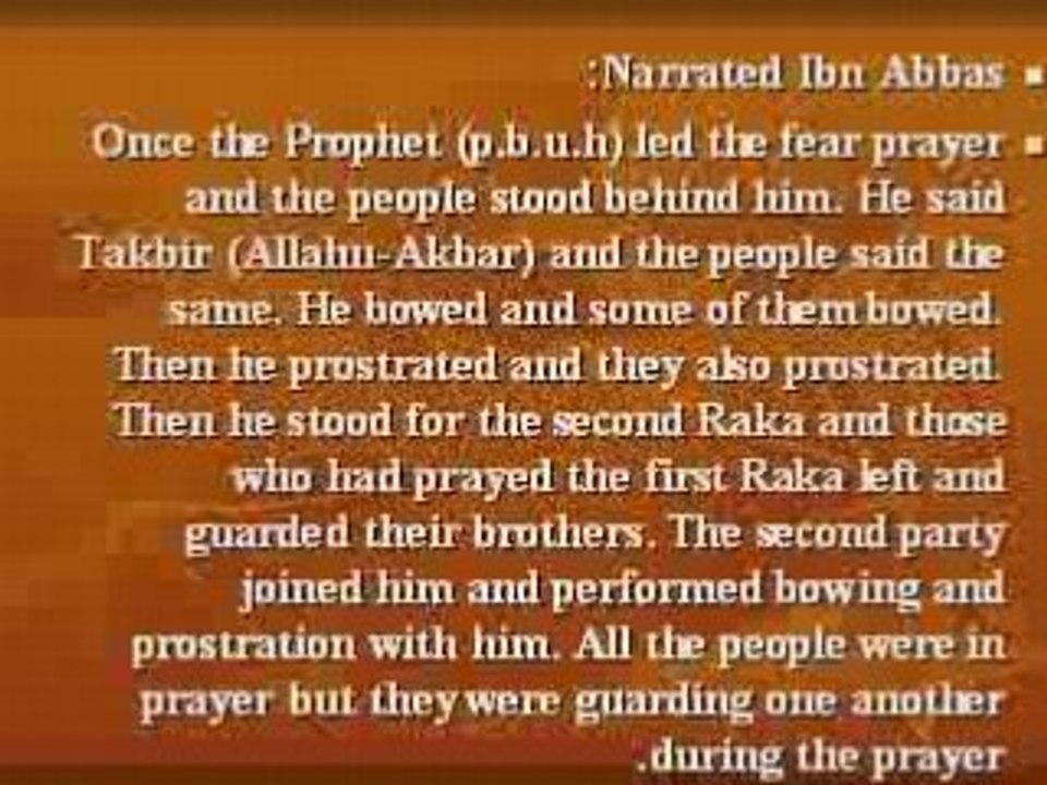 Fear prayer
