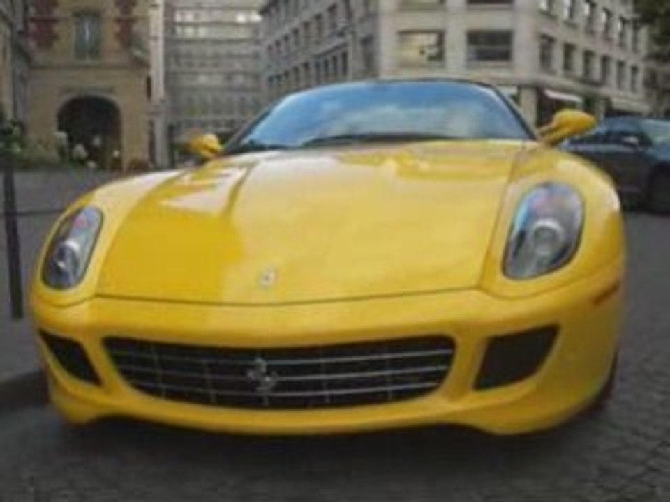Ferrari 599 jaune du QATAR