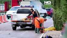 Dilúvio na região de Valência deixa ruas enlameadas e carros inutilizados em Torrent