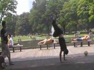 Harajuku freestyle football Japon