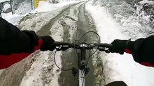 Just Cycling in snow 17 01 2016