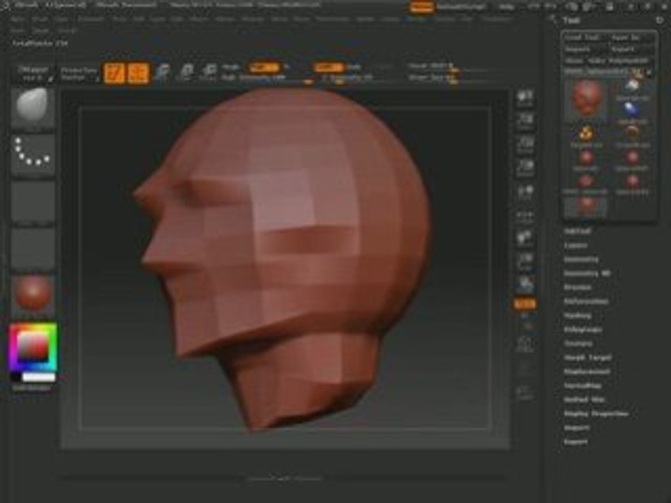 Zbrush: Tuto Base subdiv - Part A