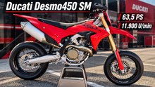 2027 Ducati Desmo450 SM: Showa-Fahrwerk und Brembo-Bremsen für schnelle Runden