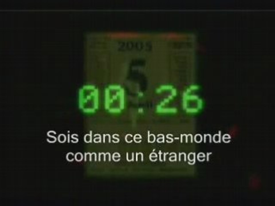 Soit dans ce bas-monde comme un étranger