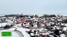 2026 11 jannewaris Rûndsje Bitgum Drone Winter mei snie