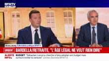 Bardella/retraite, "L'âge légal ne veut rien dire" - 17/09