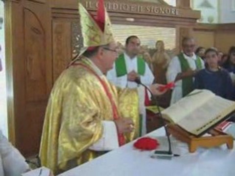 samo: il vescovo premia don geocchino bonfa' ed il sindaco