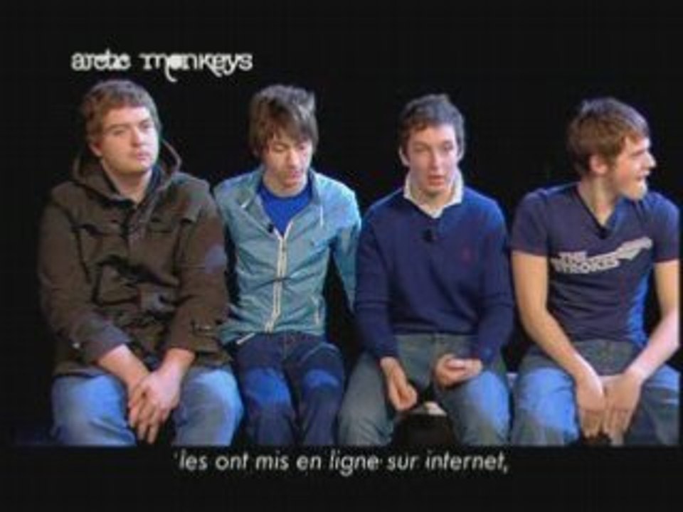 ITW Arctic Monkeys sur Canal +