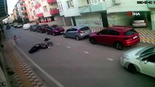Bursa'da feci kaza! O anlar saniye saniye kamerada