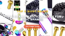 Why Everyone Is Buying Top 5 Titanium Bicycle Bolts For Disc Brakes - RISK 4PCS M6x16/18/20mm Bicycle Disc Brake Fixed B...
