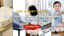 Top 5 Best Top 5 Toddler Booster Cushions For Dining Tables (Must Have!) - Children Kids Increased Booster Seat Cushion ...