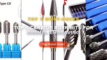 Top 5 Best Top 5 Carbide Burr Bits For Dremel Engraving (Must Have!) - 10pcs 1/8" Shank Tungsten Carbide Milling Cutter ...
