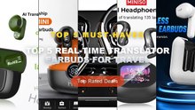 Best Top 5 Real-Time Translator Earbuds For Travel on AliExpress | Review - HTC NE49 TWS Wireless Earbuds Bluetooth AI T...