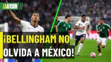 ¡Lo tiene presente! Bellingham recuerda su noche ante México en el Mundial 2026