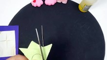 Elegant Green Bloom 🌿 | Origami Paper Art