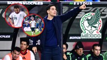 Chucky Lozano y Luis Chávez hacen sufrir a Rafa Márquez tras casi anotar en el México - Colombia