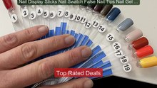 Nail Display Sticks Nail Swatch False Nail Tips Nail Gel Polis... -- Hot Deal 2026 | Limited Offer!