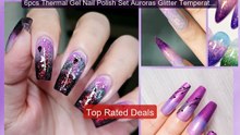 6pcs Thermal Gel Nail Polish Set Auroras Glitter Temperature C... -- Hot Deal 2026 | Limited Offer!