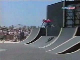 Xgames 97 BMX street Mike Escamilla run 1