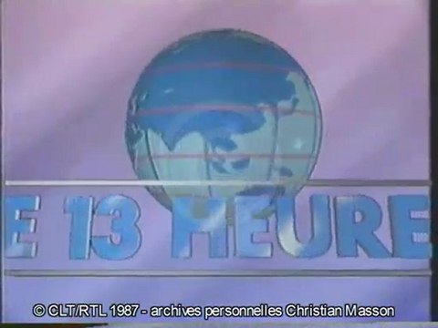 1990 RTL-TVI - 13h - promo - presentation