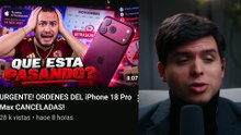 Apple CANCELA miles de pedidos del iPhone 18 Pro Max 💀❌ y DESATA EL CAOS