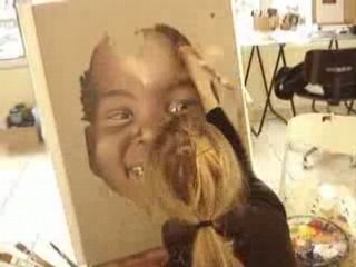 portrait speed peinture