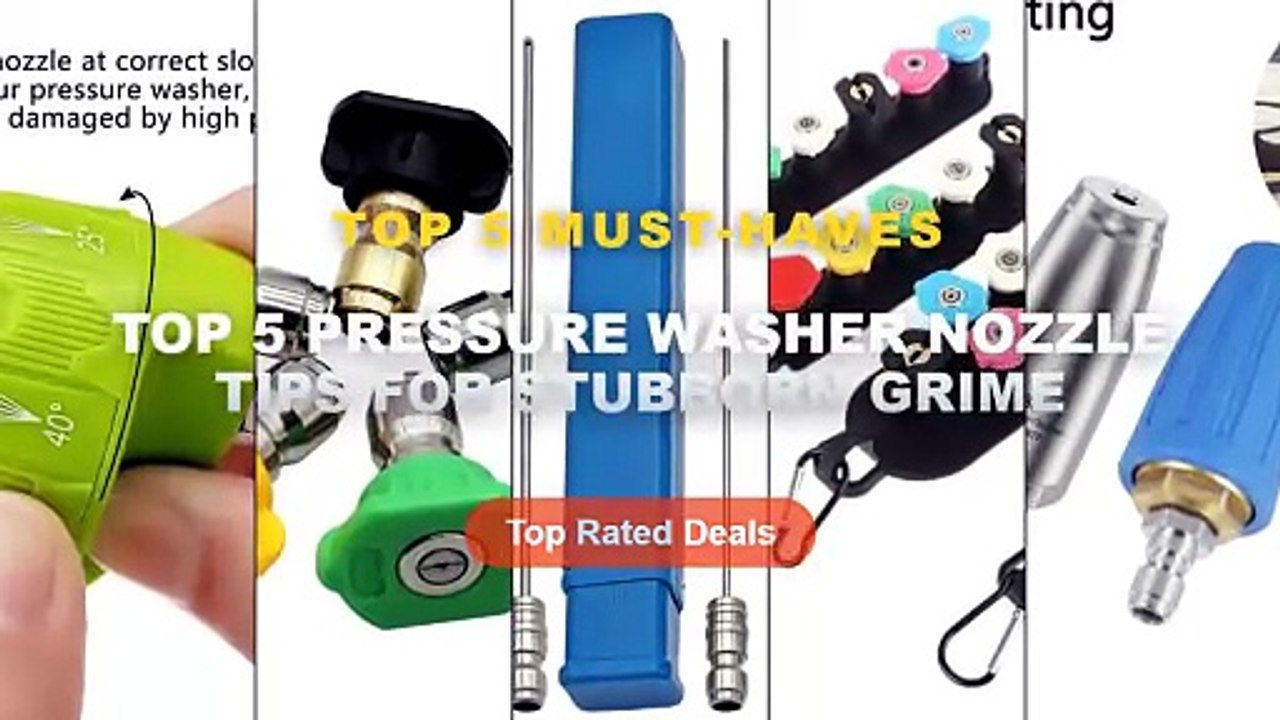 Why Everyone Is Buying Top 5 Pressure Washer Nozzle Tips For Stubborn ...