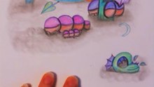 Pure Relaxation: Drawing sleeping centipilars with Colored Pencils