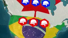 E se o Brasil e os EUA trocassem de lugar? Guerra e conquista