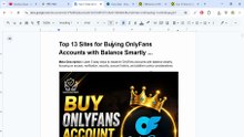 Top 13 Sites for Buying! OnlyFans Accounts with Balance Smartly ...