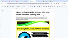 10 Premium Platforms to Buy OnlyFans Accounts with Balance Reddit in 2027