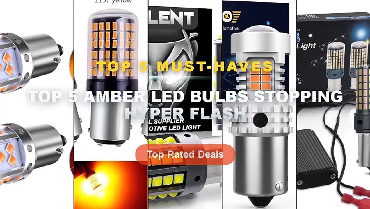 Amazing Top 5 Amber LED Bulbs Stopping Hyper Flash You Need To See ...