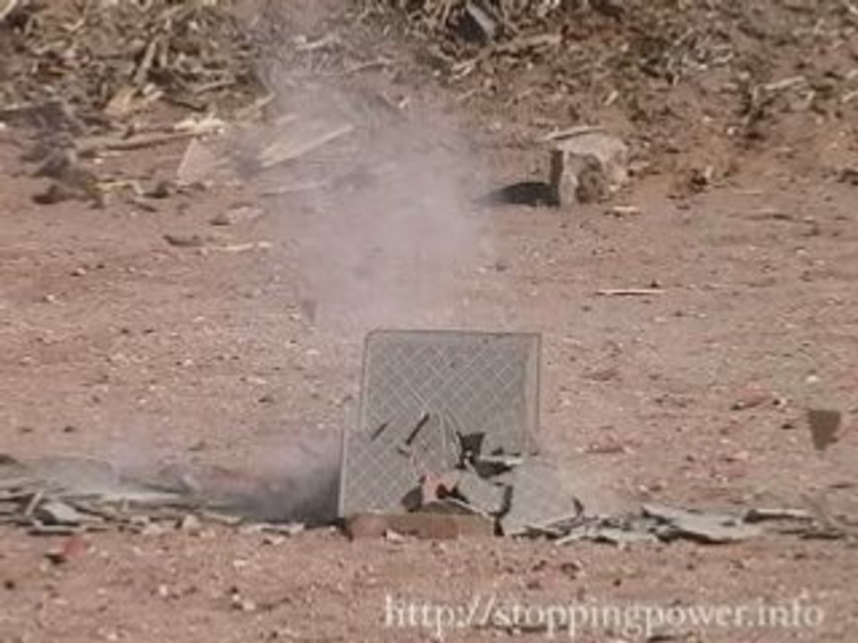 Winchester .357 Mag Lever vs 1 inch tile