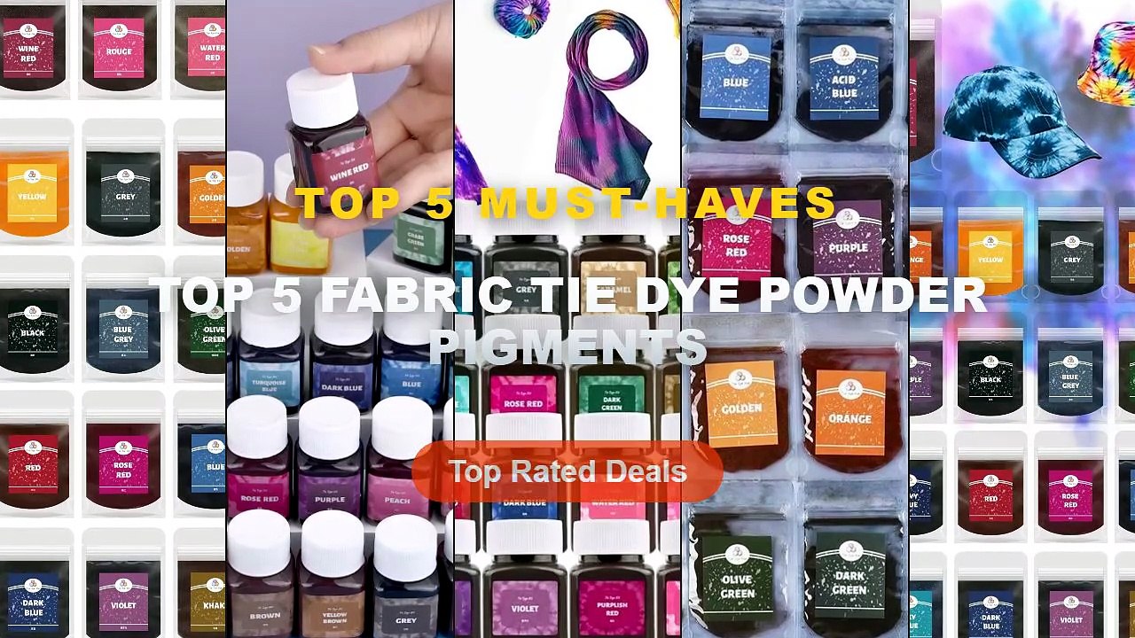 Don't Buy Top 5 Fabric Tie Dye Powder Pigments Before Watching This ...