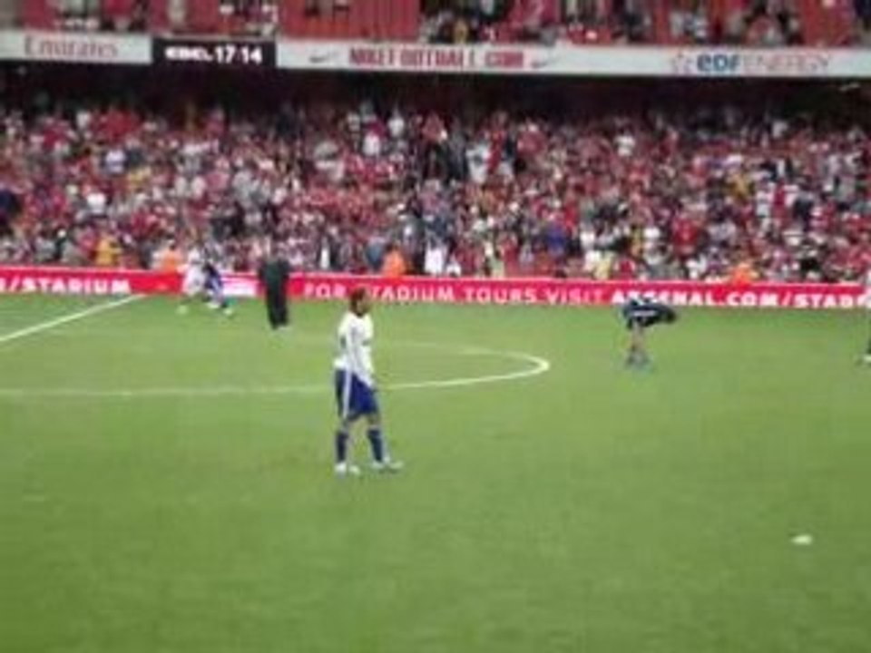 Sergio Ramos a l'Emirates Cup