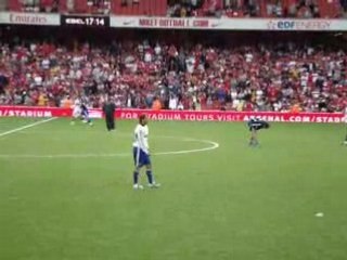 Sergio Ramos a l'Emirates Cup