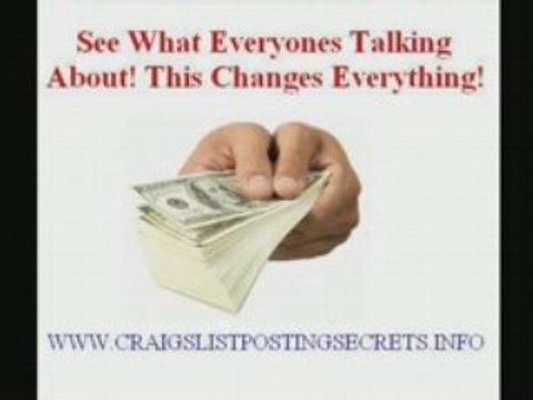 CRAIGSLIST AD POSTING TECHNIQUES