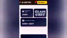 Cryptocurrency faucet and games -USDT Pick