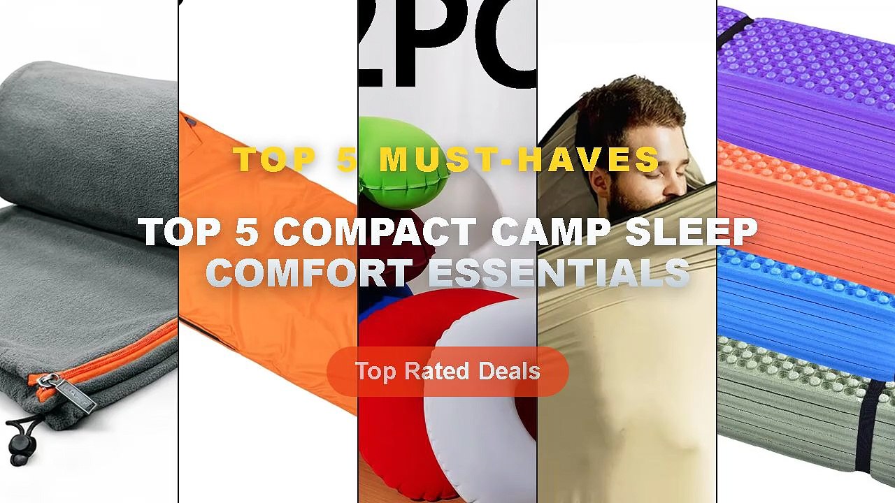 Cheap & Best Top 5 Compact Camp Sleep Comfort Essentials Unboxing & Review - Outdoor Foam Camping Mat Folding Beach Tent...