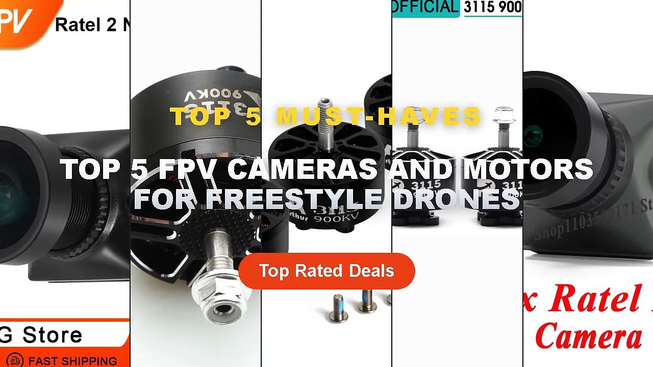 Ultimate Guide to the Best Top 5 FPV Cameras And Motors For Freestyle Drones - Stock Caddx Ratel PRO FPV Camera 1500TVL ...
