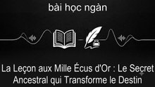 La Leçon aux Mille Écus d'Or : Le Secret Ancestral qui Transforme le Destin