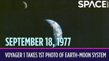 OTD in Space - September 18: Voyager 1 Takes 1st Photo of Earth-Moon System