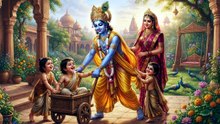 द्वारका का दिव्य प्रेम: श्रीकृष्ण की लीला और रानियों का अटूट स्नेह! ✨
